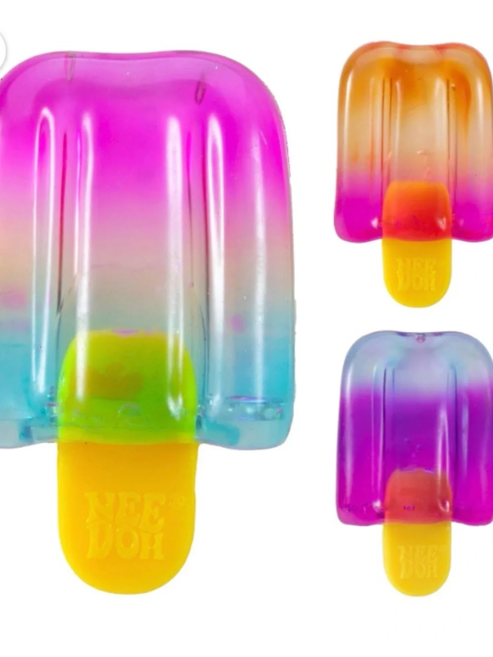 Authentic Needoh Nice-Sicle Popsicle Stress Toy - NeeDoh Brand Schylling